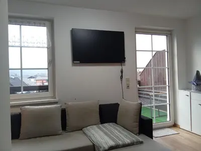 TV/Unterhaltungsangebot in der Unterkunft Wohnung See-Vielfalt Raumüberlassung siehe Text zur Unterkunft