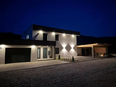 Das Gebäude in dem sich die Ferienwohnung befindet