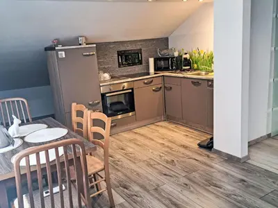 Küche/Küchenzeile in der Unterkunft Apartment Siebter Himmel by Interhome