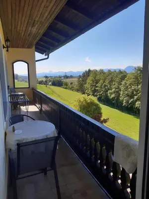 Ein Balkon oder eine Terrasse in der Unterkunft E-Bike Unterkunft Eder