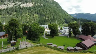Naturlandschaft in der Nähe des Campingplatzes