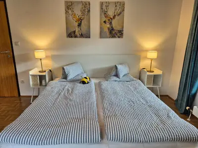 Ein Bett oder Betten in einem Zimmer der Unterkunft appartement bumblebee