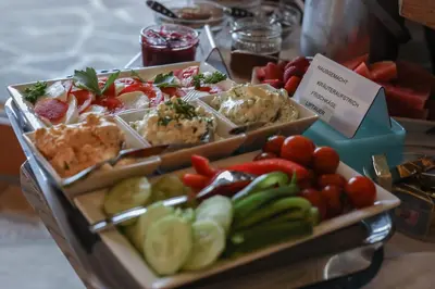 Essen in der Pension oder in der Nähe