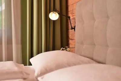 Ein Bett oder Betten in einem Zimmer der Unterkunft Landhotel Gressenbauer