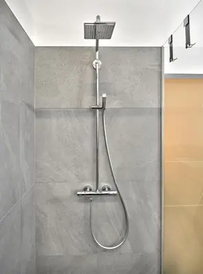 Ein Badezimmer in der Unterkunft Bergliebe