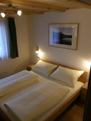 Ein Bett oder Betten in einem Zimmer der Unterkunft Apartment Altaussee