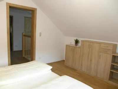 Ein Bett oder Betten in einem Zimmer der Unterkunft Apartment Altaussee