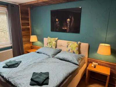 Ein Bett oder Betten in einem Zimmer der Unterkunft Appartement Sissi