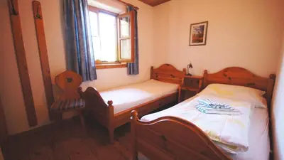 Ein Bett oder Betten in einem Zimmer der Unterkunft Landhaus Lisa - Country House Lisa - 3 Bedroom Apartment