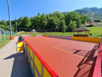 Tennis und/oder Squash in der Unterkunft Ferienhaus Bergblick105m2 im National Kalkalpen Region oder in der Nähe