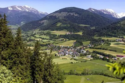 Naturlandschaft in der Nähe des Bauernhofs