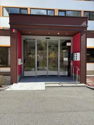 Eine Fassade oder ein Eingang zu Apartment Theresa