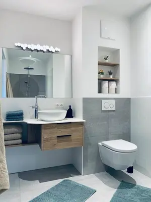 Ein Badezimmer in der Unterkunft Tolle Wohnung mit Seeblick