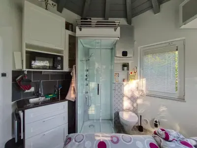 Ein Badezimmer in der Unterkunft Single Tiny House Salzkammergut