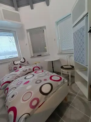Ein Bett oder Betten in einem Zimmer der Unterkunft Single Tiny House Salzkammergut