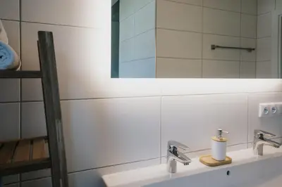 Ein Badezimmer in der Unterkunft Appartement Christls Taurachblick