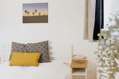 Ein Bett oder Betten in einem Zimmer der Unterkunft Appartement Christls Taurachblick