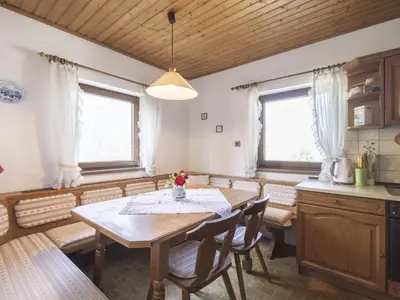 Ein Sitzbereich in der Unterkunft Holiday Home Landhaus Rittisweid by Interhome