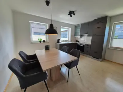 Küche/Küchenzeile in der Unterkunft Apartment East