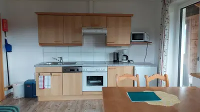Küche/Küchenzeile in der Unterkunft Haus Ellbrunn