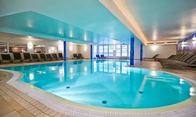 Der Swimmingpool an oder in der Nähe von Grafenberg Resort by Alpeffect Hotels