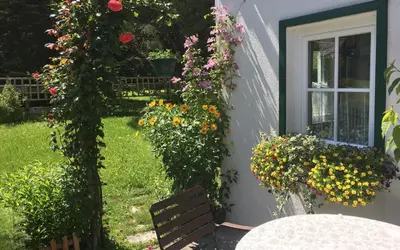 Ein Garten an der Unterkunft Haus Schartner Aloisia