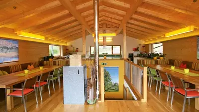 Der Swimmingpool an oder in der Nähe von Alpin Chalet Wagrain