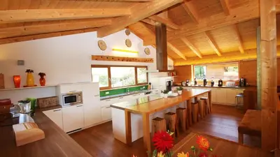Küche/Küchenzeile in der Unterkunft Alpin Chalet Wagrain