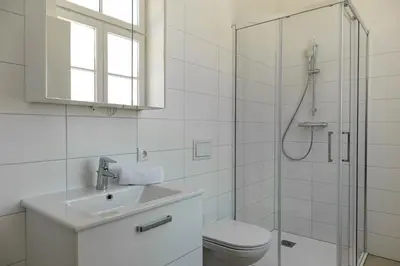 Ein Badezimmer in der Unterkunft Haus Viasana