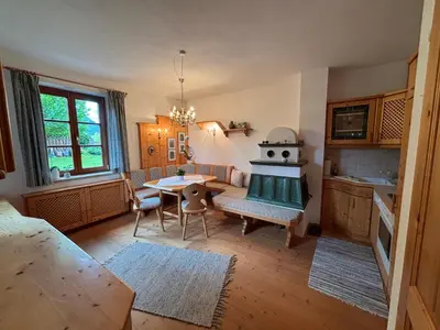 Küche/Küchenzeile in der Unterkunft Ferienwohnung Zinkenblick