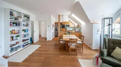 Küche/Küchenzeile in der Unterkunft SeeAtelier Grundlsee - Your Austrian Home