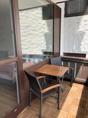 Ein Sitzbereich in der Unterkunft SeenSucht 2 
