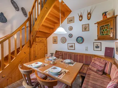 Ein Sitzbereich in der Unterkunft Holiday Home Landhaus Kunze by Interhome