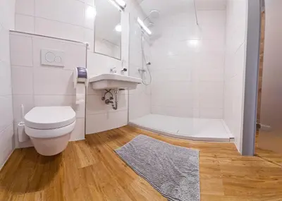 Ein Badezimmer in der Unterkunft Gasthof Weissl