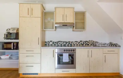 Küche/Küchenzeile in der Unterkunft Ferienwohnung Schöder