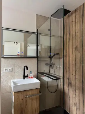 Grundriss der Unterkunft Boutique Apartment mit Blick auf den Plomberg