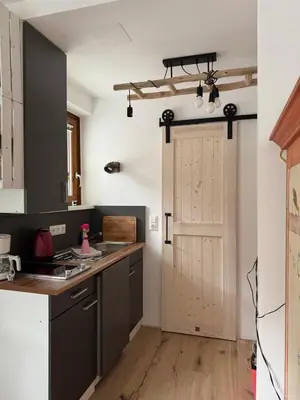 Grundriss der Unterkunft Boutique Apartment mit Blick auf den Plomberg