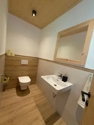 Ein Badezimmer in der Unterkunft Naturchalet Forster