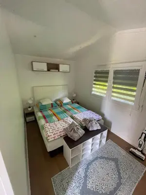 Ein Bett oder Betten in einem Zimmer der Unterkunft Premium Chalet A
