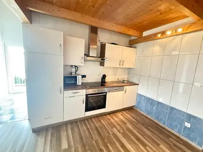 Küche/Küchenzeile in der Unterkunft Wohnung in Schwanenstadt