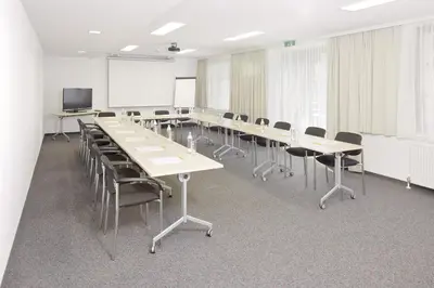 Der Geschäftsbereich oder Konferenzraum in der Unterkunft Jugendgästehaus Mondsee