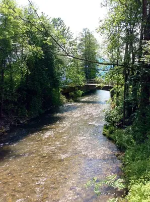 Naturlandschaft in der Nähe des Hostels