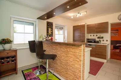 Küche/Küchenzeile in der Unterkunft Gemütliche Wohnung in der Nähe von Gmunden