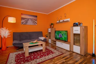 TV/Unterhaltungsangebot in der Unterkunft Gemütliche Wohnung in der Nähe von Gmunden