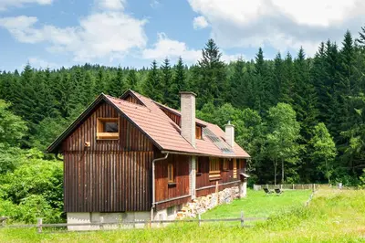 Naturlandschaft in der Nähe des Chalets