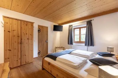 Ein Bett oder Betten in einem Zimmer der Unterkunft Chalet Obertauern 1 XL