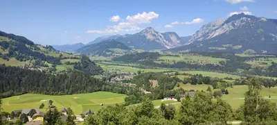 Naturlandschaft in der Nähe des Ferienhauses