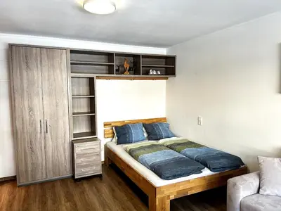 Ein Bett oder Betten in einem Zimmer der Unterkunft Kitz-Studio