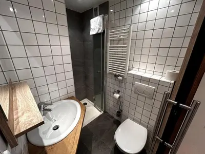 Ein Badezimmer in der Unterkunft Kitz-Studio