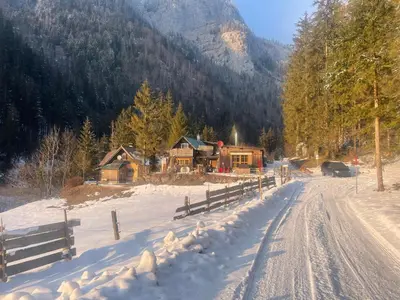 Naturlandschaft in der Nähe des Chalets
